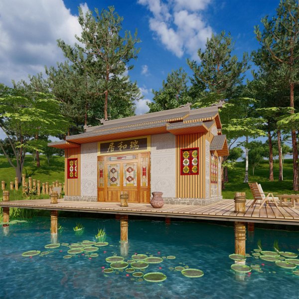 湖邊民宿屋