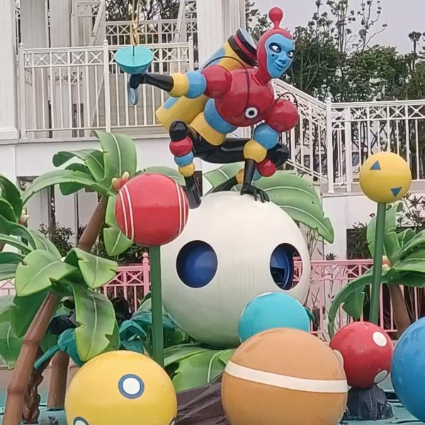 各類型卡通雕塑