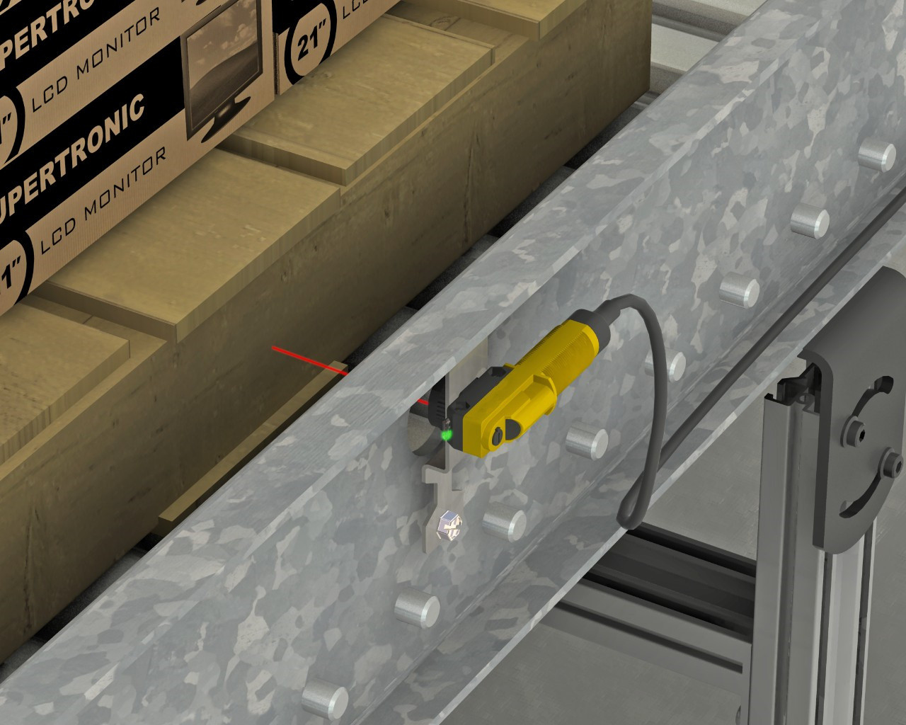 傳送帶貨盤檢測