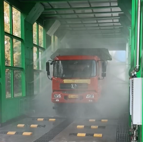 駕駛室水淋實驗