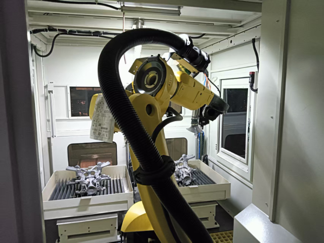 上海铝合金压铸件机器人自动化激光切割 广东昭武智能装备供应;