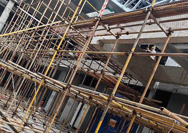 鋼管腳手架搭設