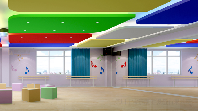 兒童保健科音樂舞蹈室兒童康復(fù)科搬遷 和諧共贏 深圳市寶樂康健設(shè)備供應(yīng)