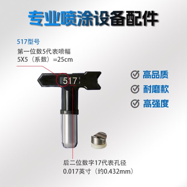 普田無氣噴涂機(jī)槍嘴噴嘴槍頭噴槍鴨嘴座膩?zhàn)佑推崛槟z漆噴漆機(jī)配件通用