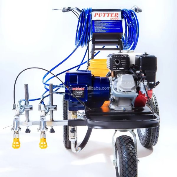 普田PT-5090機械泵噴漆墻面噴漆機冷噴劃線機