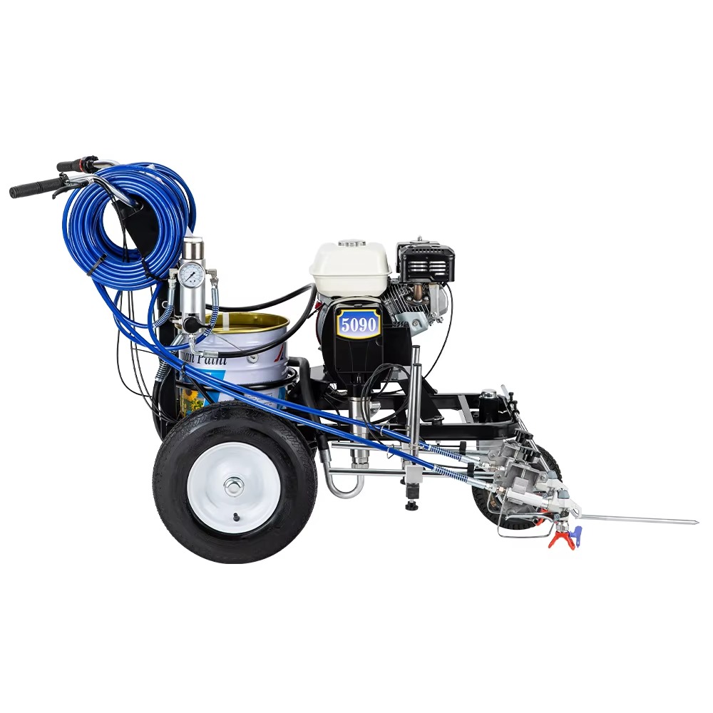 普田PT-5090機械泵噴漆墻面噴漆機冷噴劃線機