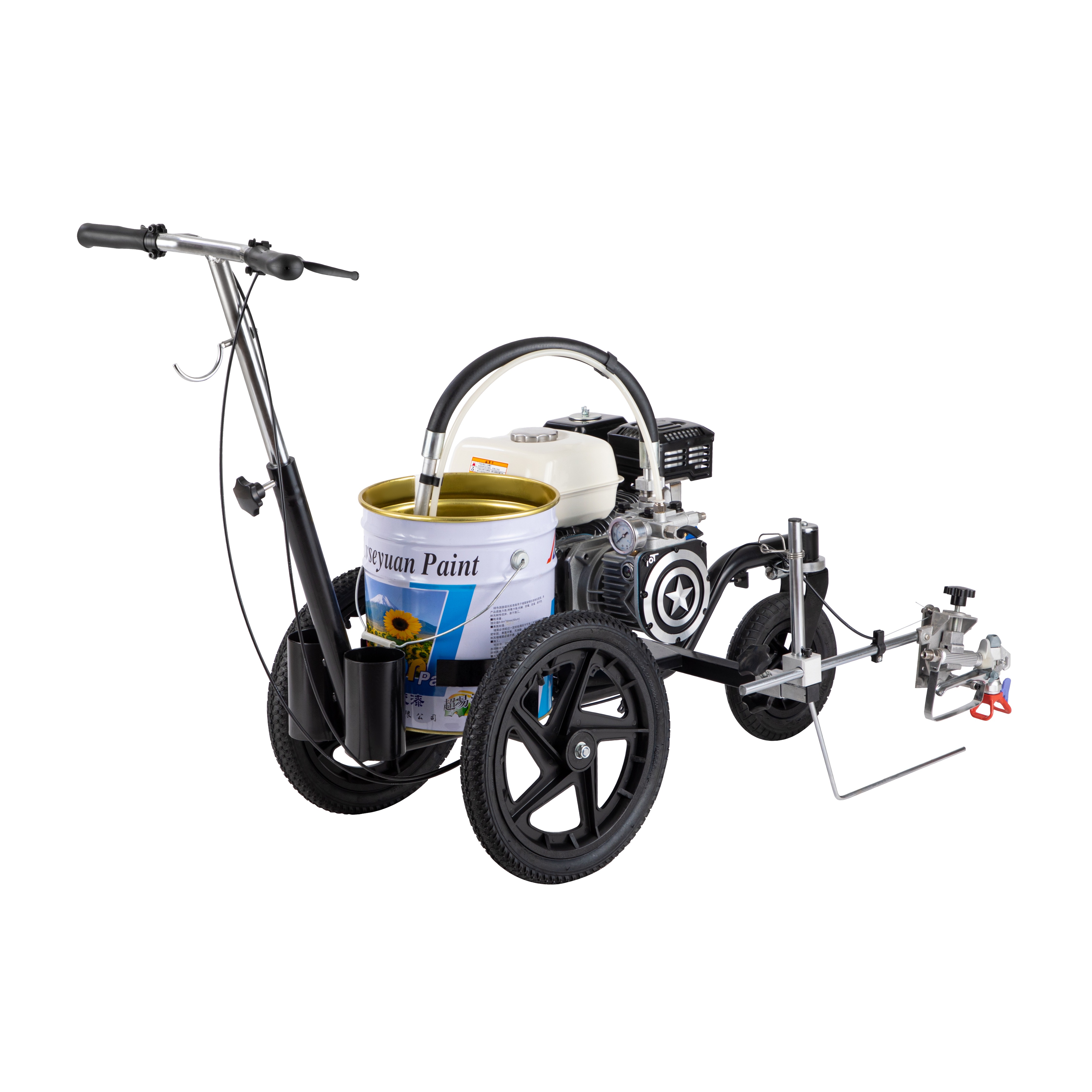 普田PT-999L 6.5馬力發動機隔膜式道路標線機