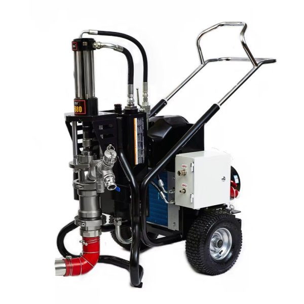 普田PT-F680厚防火涂料噴涂機液壓式厚砂漿噴涂機