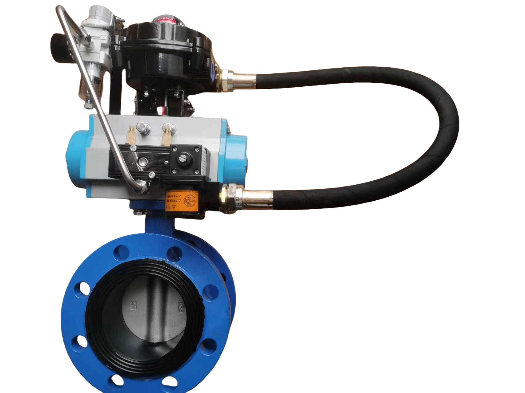 Pneumatic butterfly valve