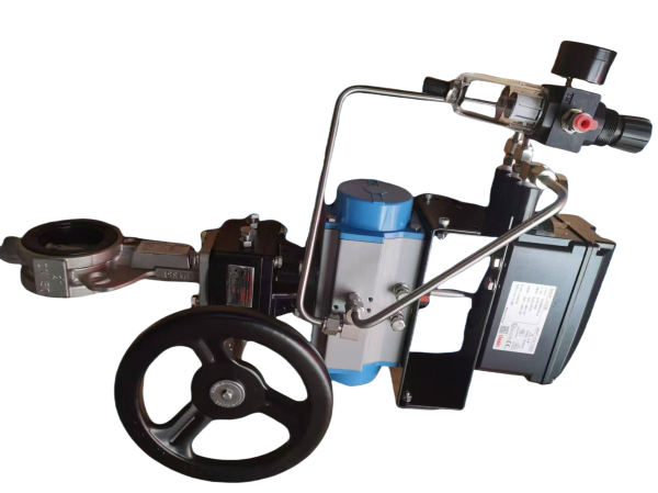 Pneumatic butterfly valve