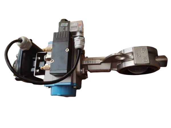 Pneumatic butterfly valve