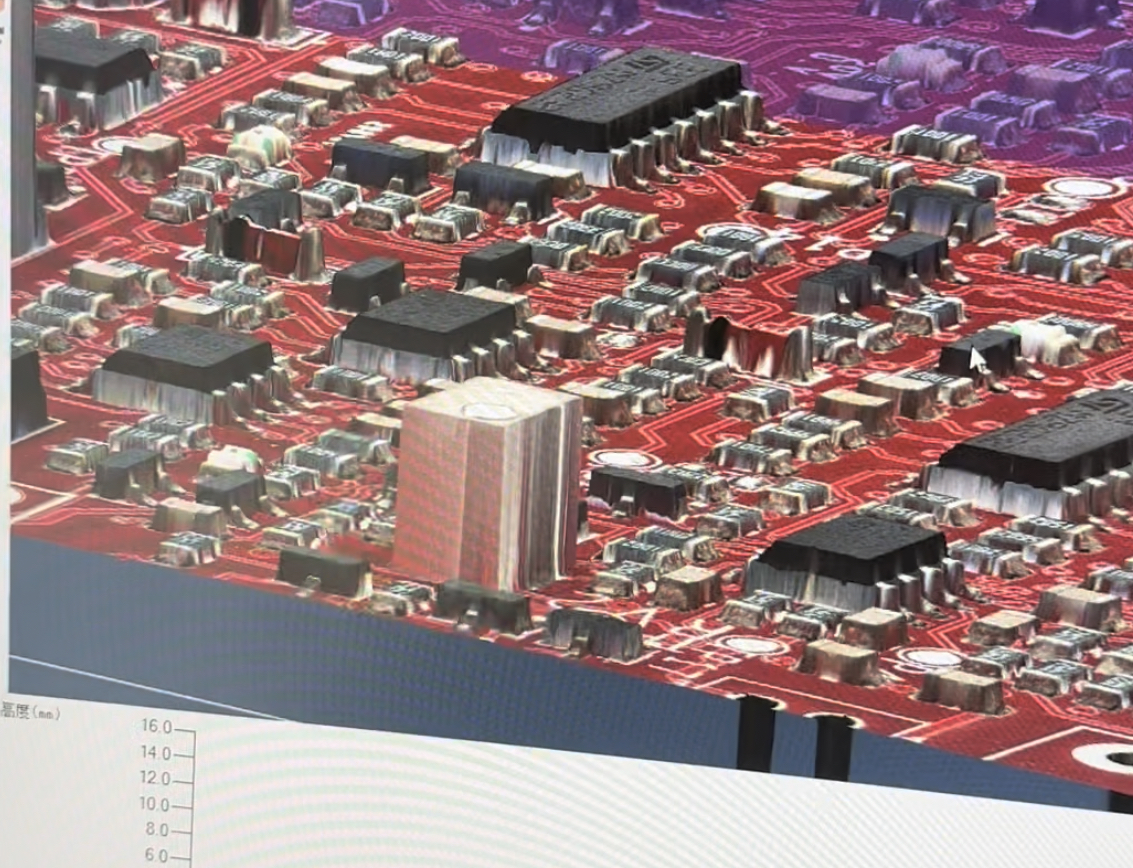 3D AOI檢測展示圖 3D AOI檢測展示圖