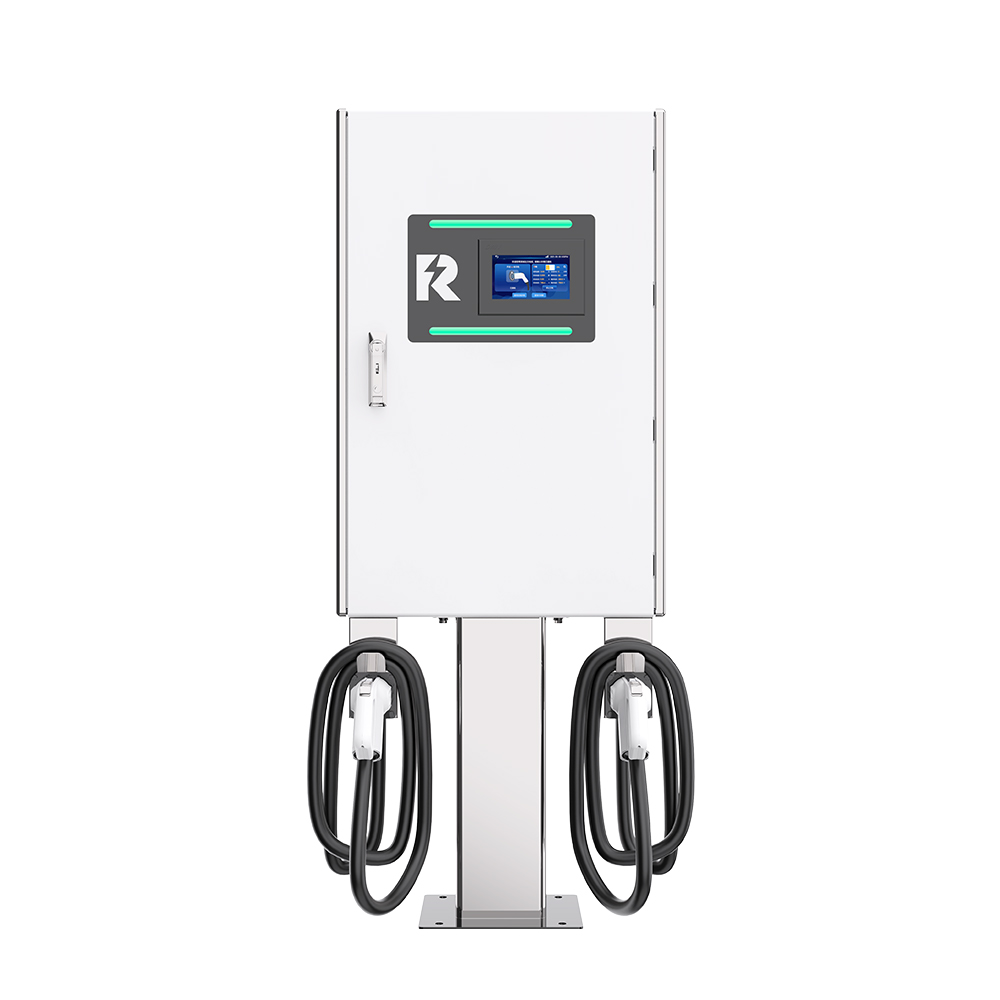【星輝系列】40kW-80kW一體式立柱/壁掛單槍AC/DC直流樁