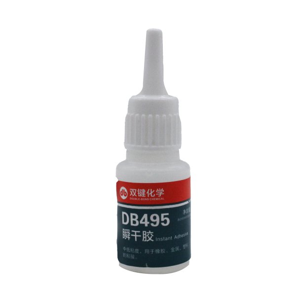 DB495磁钢塑料粘接 瞬间胶低白化粘金属橡胶塑料木材 合金胶水