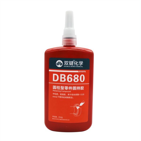 双键DB680 圆柱型零件固持胶绿色