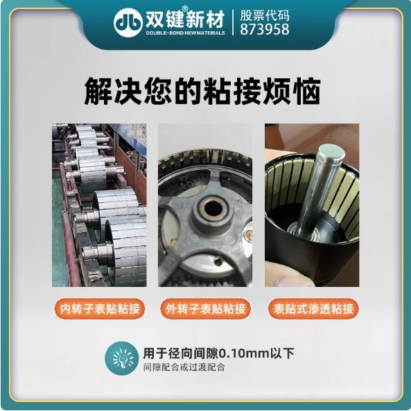 双键厂家DB603圆柱型零件固持胶低粘度轴承轴套 