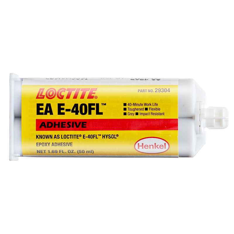 乐泰E-40FL 环氧胶柔性粘着剂绝缘高冲击耐化学溶剂粘尼龙塑胶木材