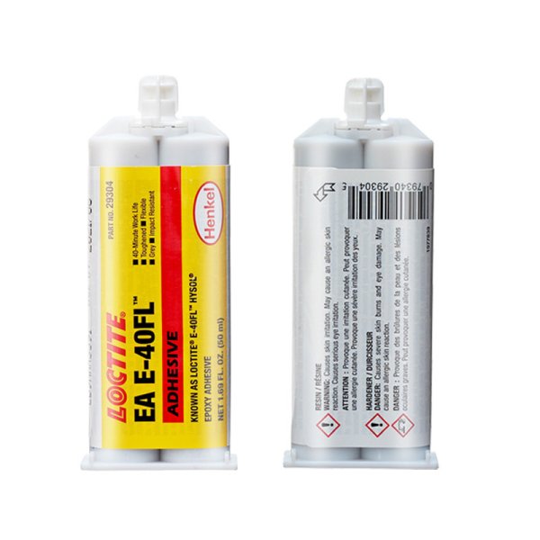 乐泰E-40FL 环氧胶柔性粘着剂绝缘高冲击耐化学溶剂粘尼龙塑胶木材