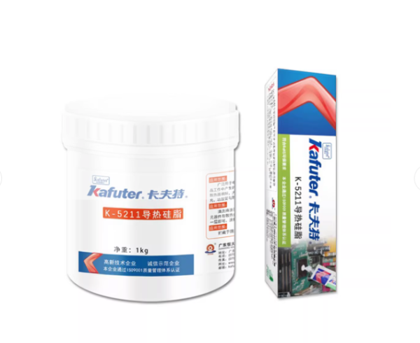 卡夫特导热硅脂K-5211降温芯片铜片cpu散热膏不固化散热硅脂