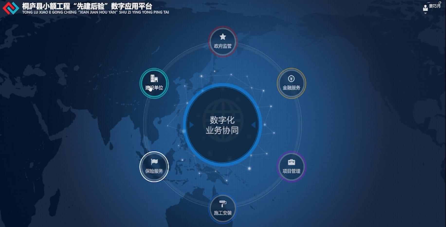 桐庐小额工程“先建后验”数字应用平台