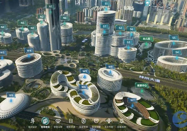 独角兽岛智慧园区数字孪生平台