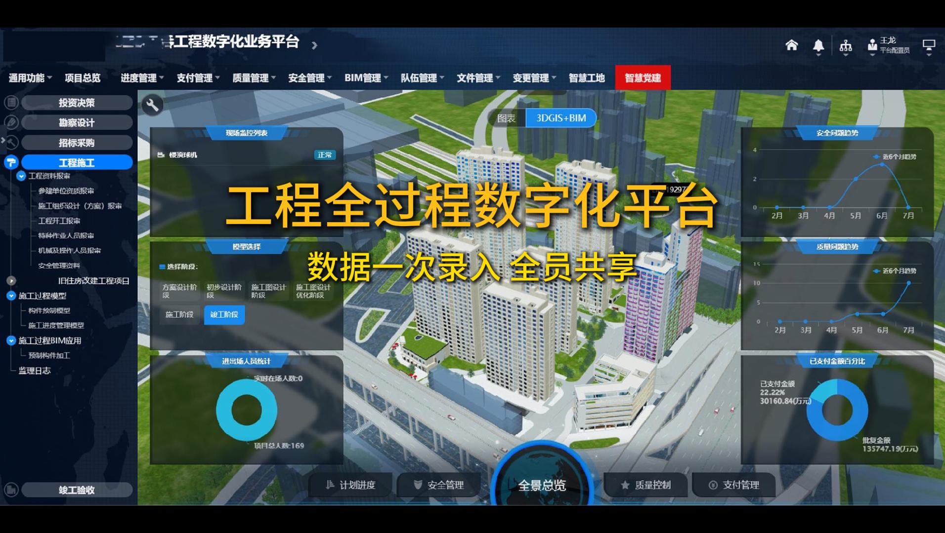 数据一次录入，全员共享