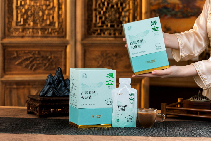绿金健康天麻晚安饮特产饮品,天麻晚安饮