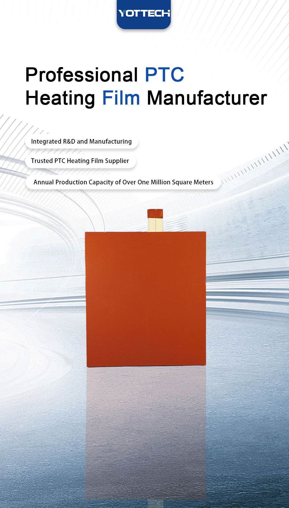 Solid Surface PTC Heating Film for Energy Storage Batteries | YOTTECH