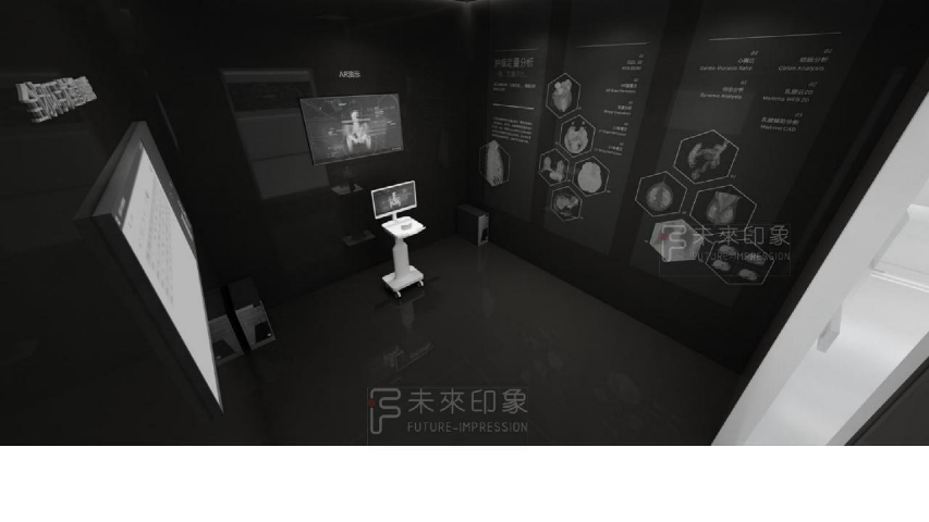 惠州醫(yī)療器械生物醫(yī)療展廳設計解決方案 深圳市未來印象展覽服務供應
