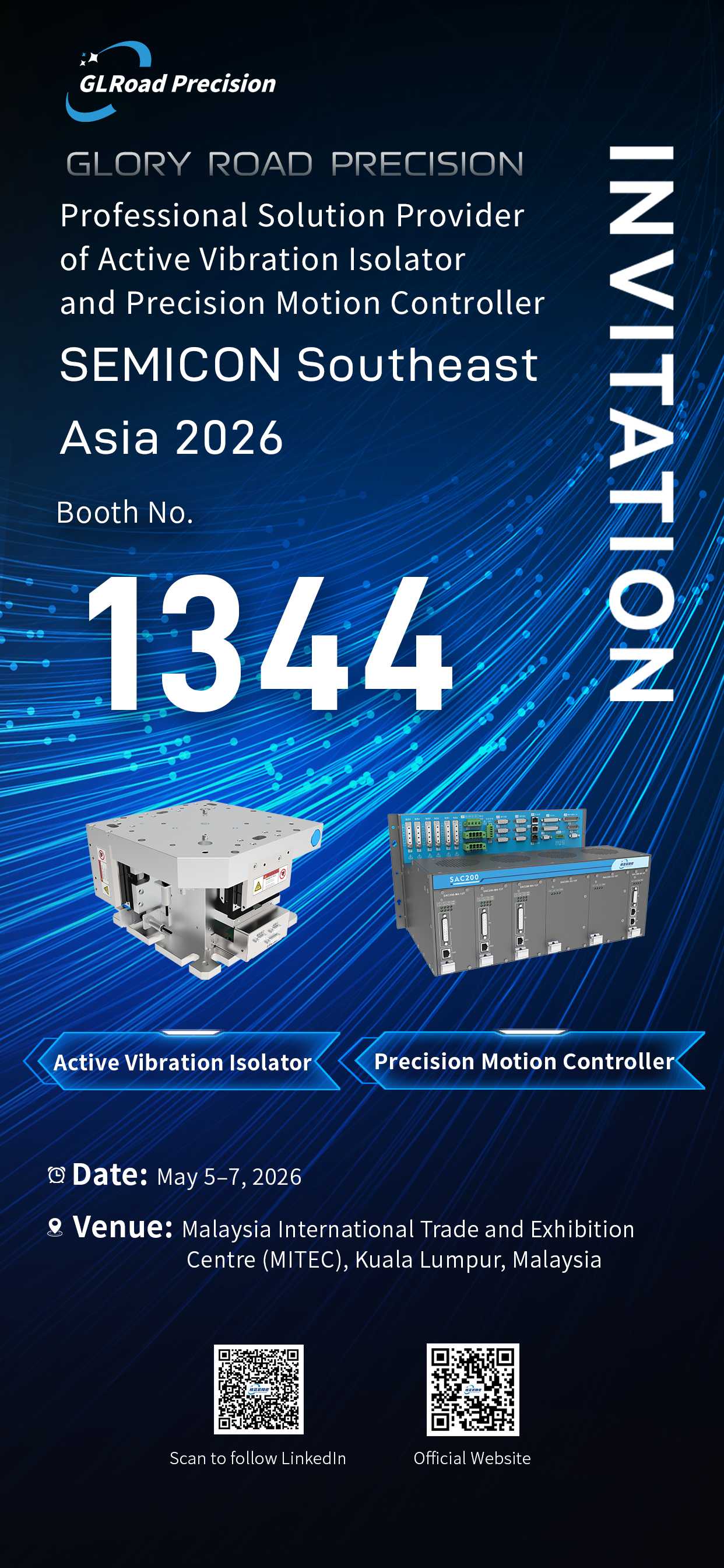 SEMICON Southeast Asia 2026 | Glory Road Precision Invite You to ...
