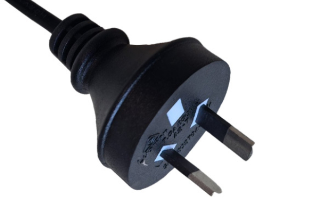 陜西三芯電源線電源線插頭定制 和諧共贏 寧波鑼蔓電器供應