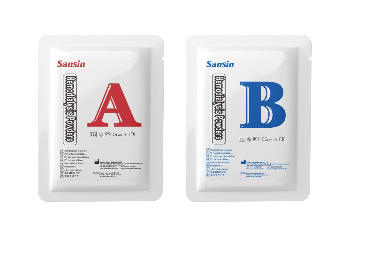 Polvo concentrado para hemodi&aacute;lisis
