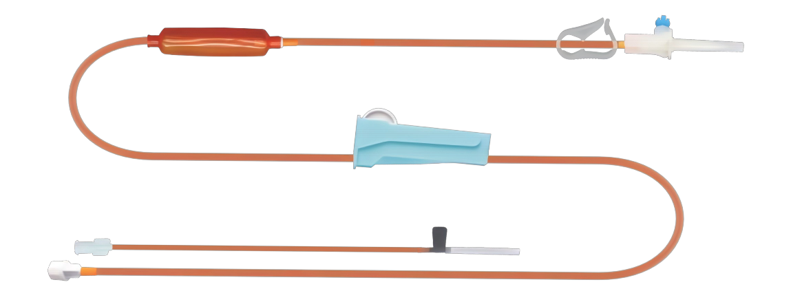 Sets de infusión resistentes a la luz para un solo uso con agujas Sets de infusión resistentes a la luz para un solo uso con agujas