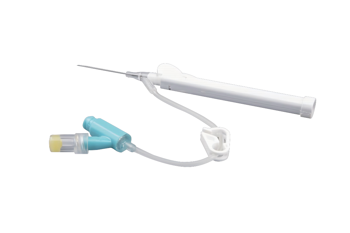 Catéteres I.V. de presión positiva con prevención de lesiones por punción