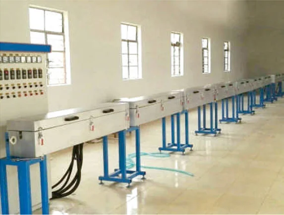 Silicone wire and cable extrusion machine Silicone wire and cable extrusion machine