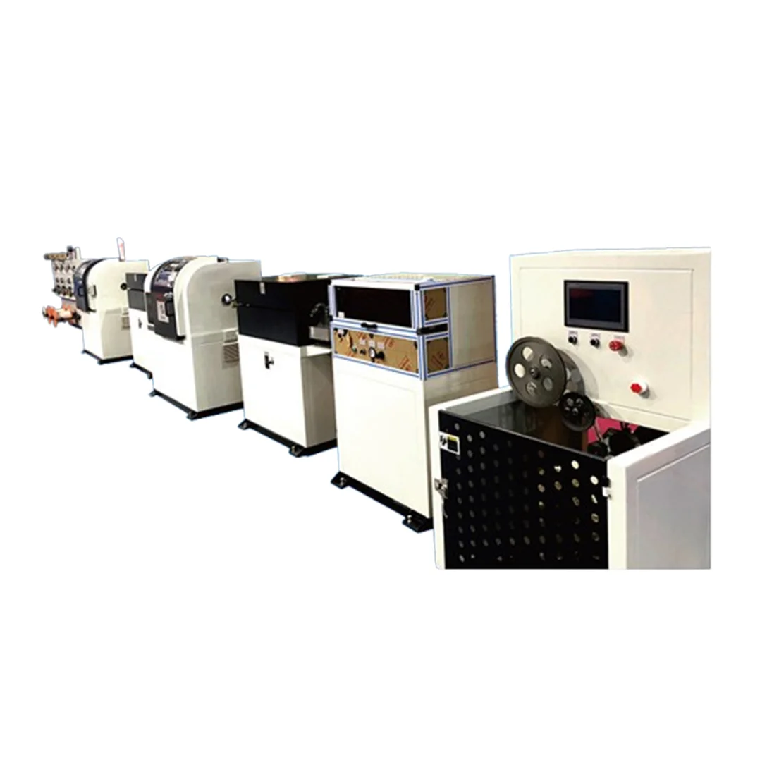 Horizontal double-layer tape wrapping machine
