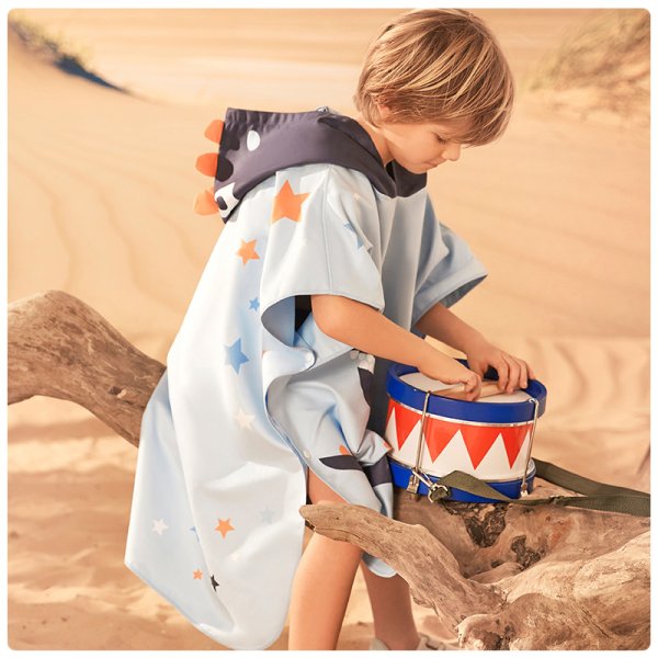 兒童速干斗篷毛巾