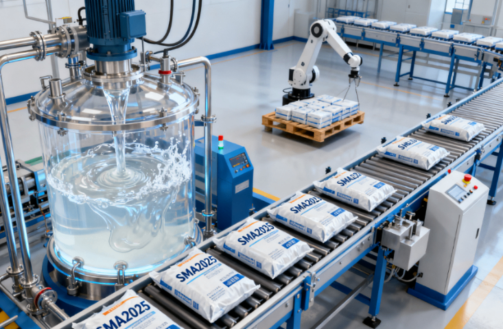 天津環(huán)氧交聯(lián)劑苯乙烯馬來酸酐共聚物SMA2025相容性 上海納塑合金科技供應(yīng)