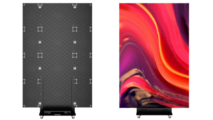 重庆P2.5全彩LED海报屏多少钱一平,LED海报屏
