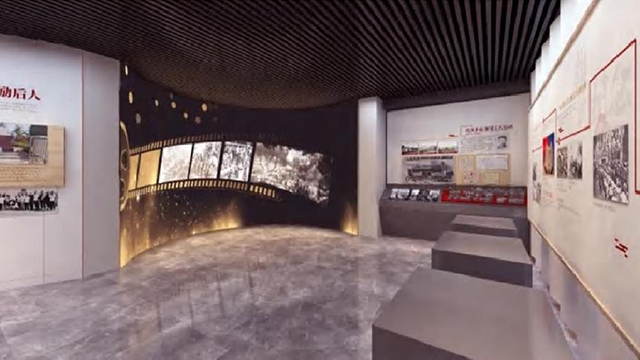 连云港短视频展馆展厅的设计承建,展馆展厅的设计承建