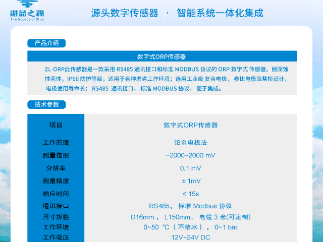 江西水質(zhì)傳感器制造商 湛藍(lán)之源環(huán)保技術(shù)供應(yīng)