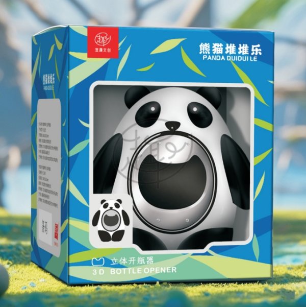 熊貓冰箱貼-開瓶器