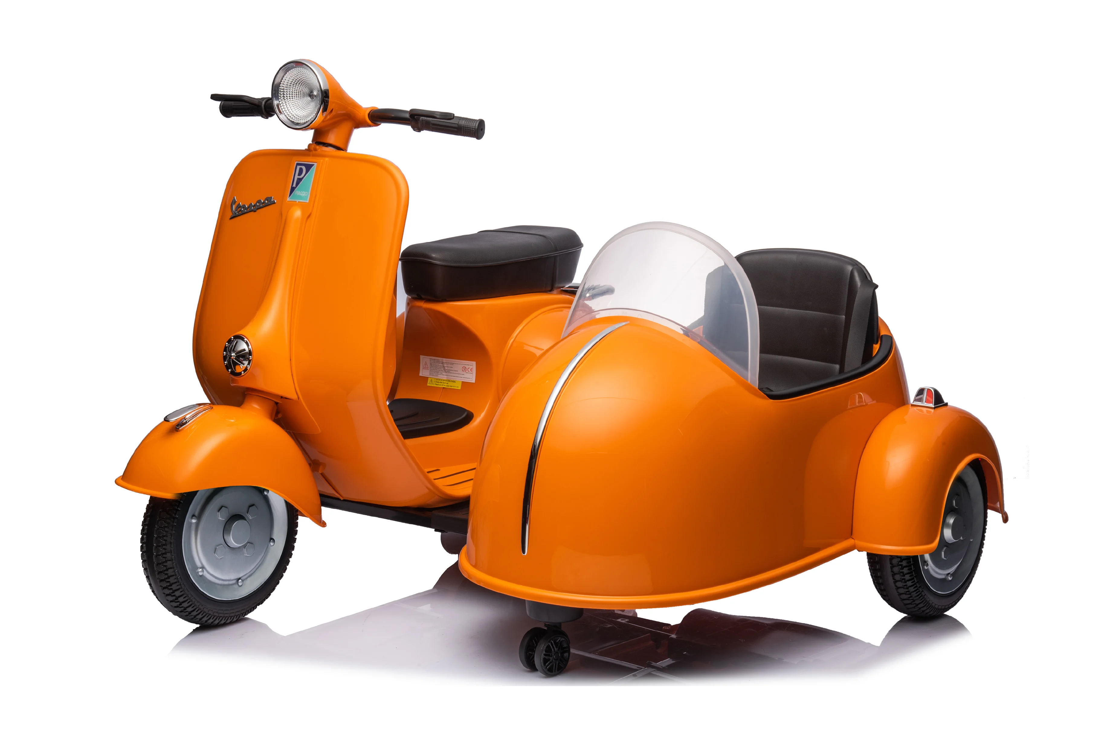 岳氏車業YSA8808_vespa授權侉子車_親子雙座