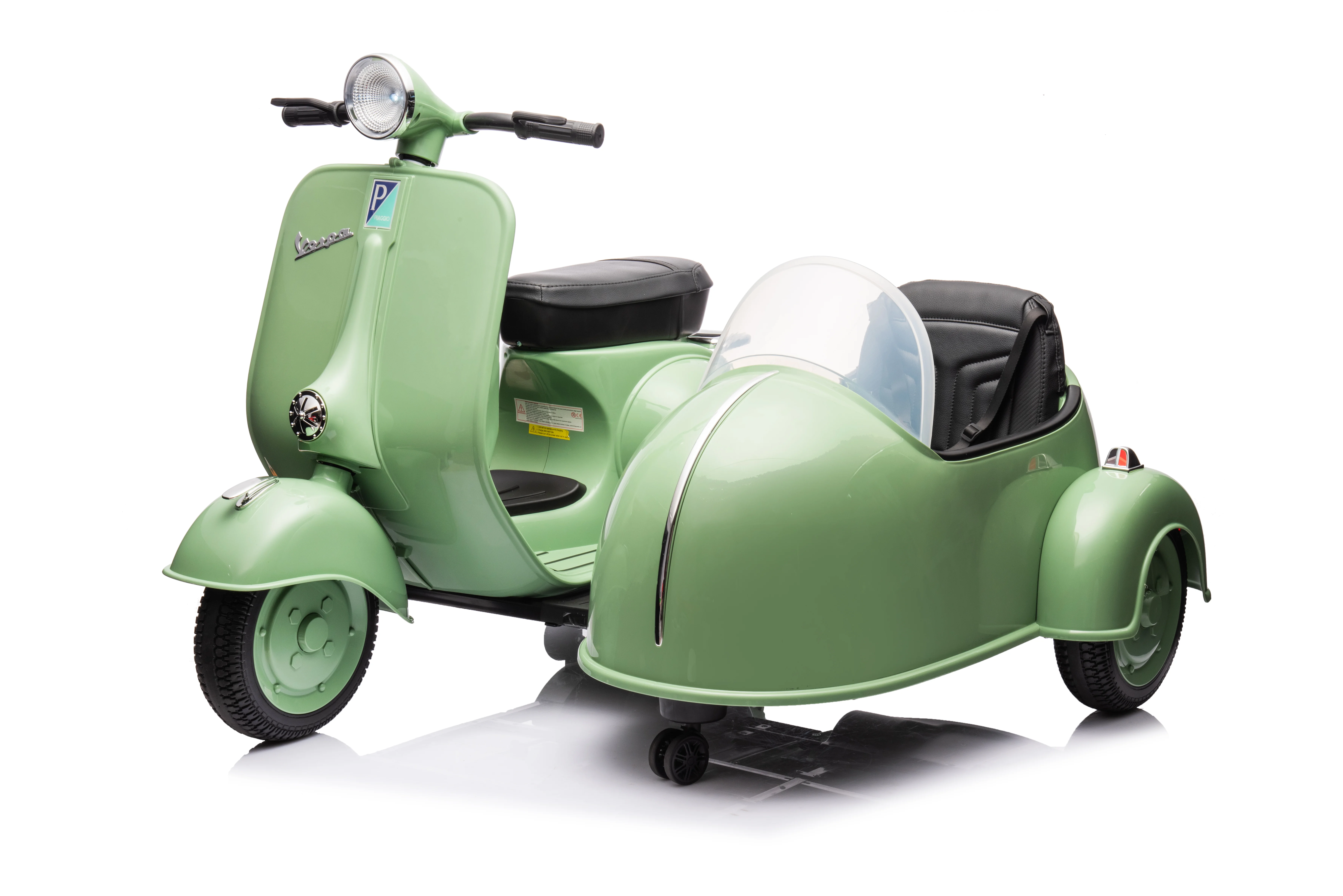 岳氏車業YSA8808_vespa授權侉子車_親子雙座