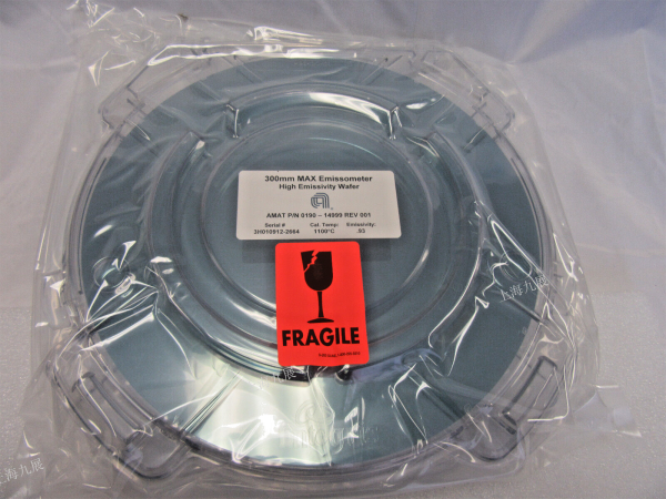 AMAT 0190-14999 EMISSOMETER HIGH EMISSIVITY WAFER