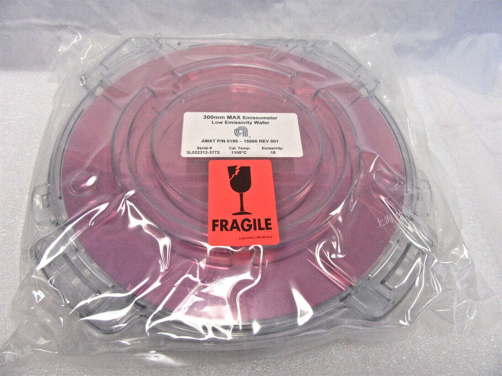 AMAT 0190-15066 EMISSOMETER LOW EMISSIVITY WAFER