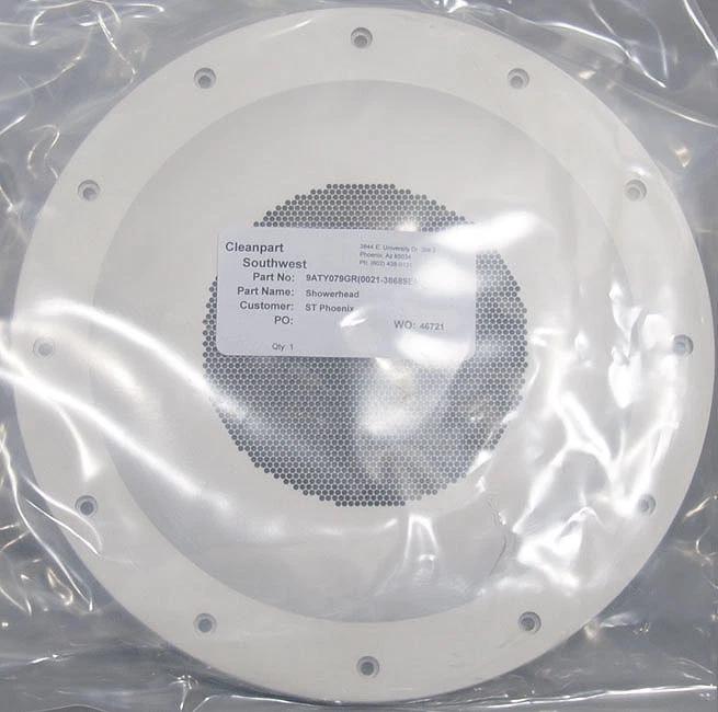 Cleaned AMAT Applied Materials PN: 0021-38689 Showerhead Plate Perforated