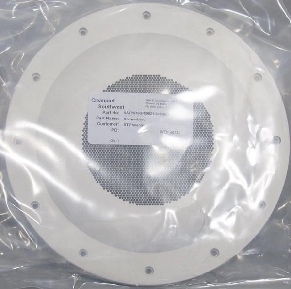 Cleaned AMAT Applied Materials PN: 0021-38689 Showerhead Plate Perforated