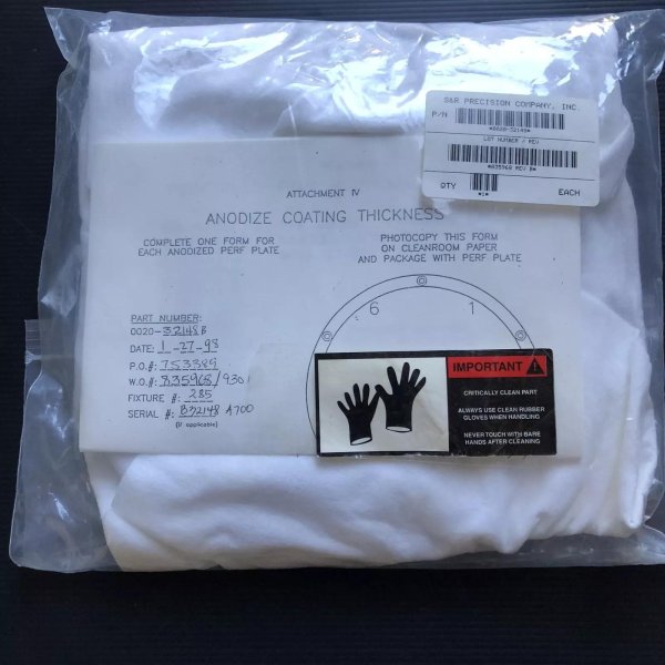 AMAT 0020-32148 Plate Perf OX 200mm TEOS Showerhead CVD