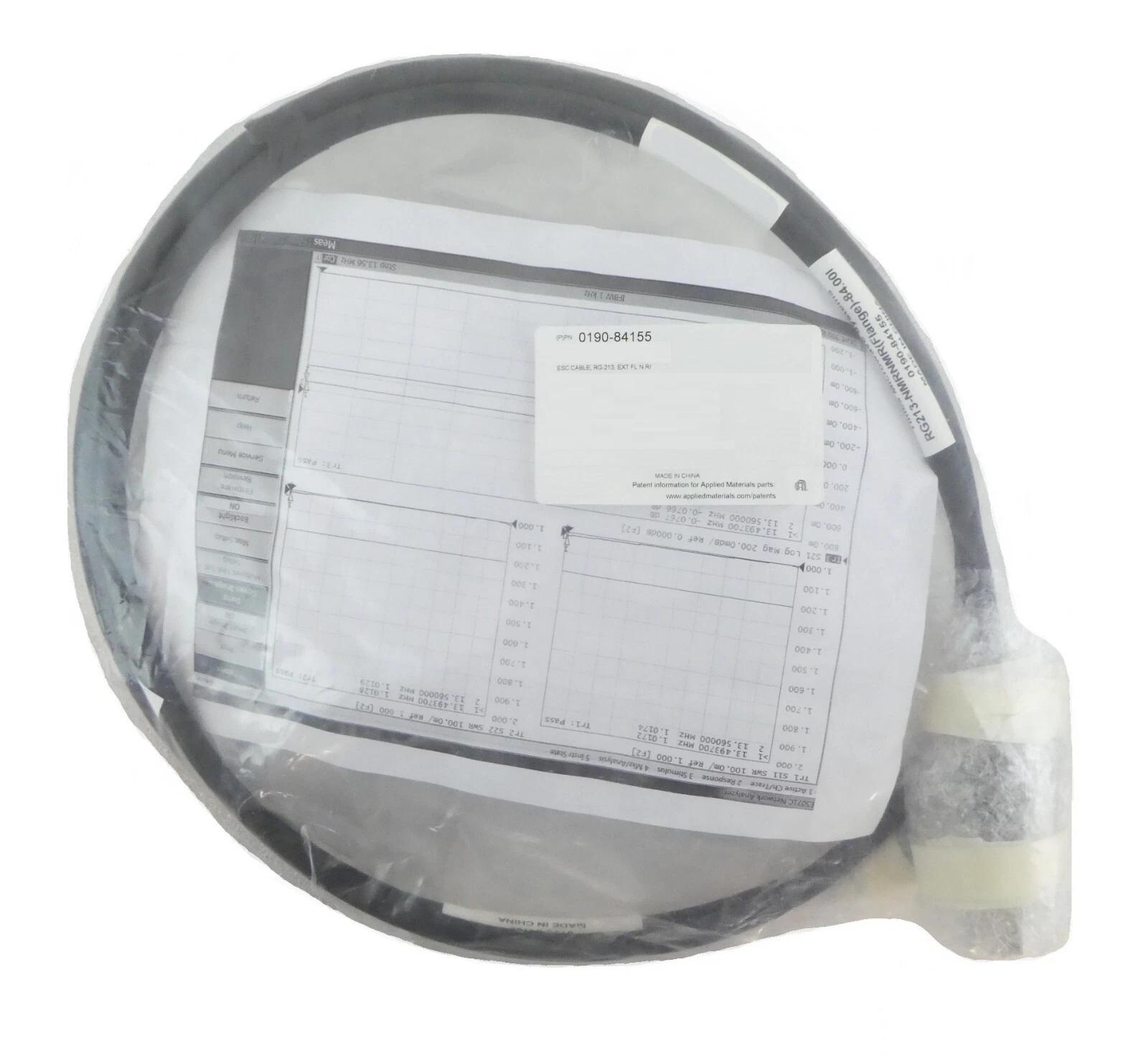 AMAT Applied Materials 0190-84155 ESC RF Cable RG-213 EXT FL N R